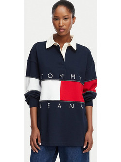 Tommy Jeans Γυναικείο Φούτερ Navy Μπλε DW0DW22827-C1G