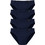 Apple Boxer Ανδρικά Σλιπ Βαμβακερά Navy Μπλε 4Pack 0214240-BL