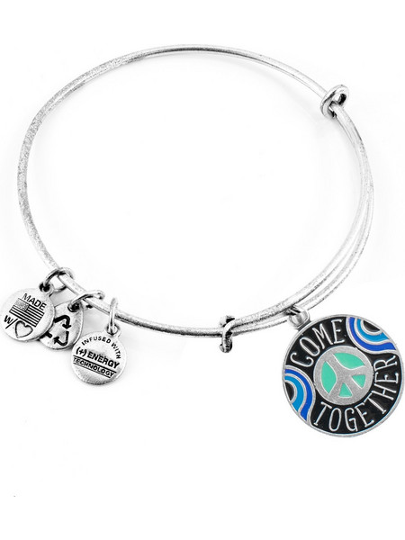 Alex and Ani Γυναικείο Βραχιόλι Βέργα Ασημί AS19EP02RS