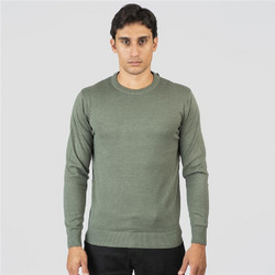 Double Ανδρική Πλεκτή Μπλούζα Πράσινο Mint KNIT-8019