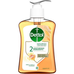 Dettol Nourish Honey & Vanilla Αντισηπτικό Κρεμοσάπουνο 250ml