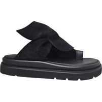 Harris Γυναικεία Σανδάλια Suede Μαύρα 658-4338