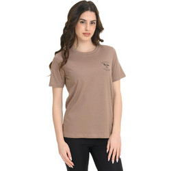 Target Γυναικείο Αθλητικό T-Shirt Καφέ S26-65904-51