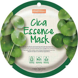 Purederm Cica Essence Sheet Μάσκα Προσώπου για Καταπράυνση 18gr