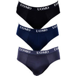 Uomo Ανδρικά Σλιπ Βαμβακερά 3Pack BO339