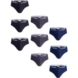 Uomo Ανδρικά Σλιπ Βαμβακερά 9Pack 10170