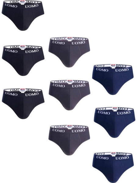 Uomo Ανδρικά Σλιπ Βαμβακερά 9Pack 10170
