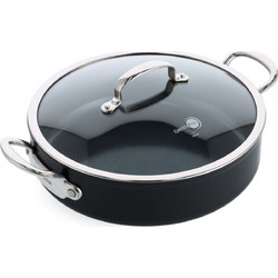 GreenPan Σωτέζα Αλουμινίου Αντικολλητική με Καπάκι 30cm CC005329-001