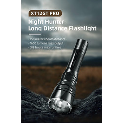 Klarus XT12GT PRO Επαναφορτιζόμενος Φακός Led Αδιάβροχος IPX8 1600lm