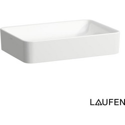 Laufen Pro Επικαθήμενος Νιπτήρας Μπάνιου Πορσελάνης 55x38x11.5cm Λευκός H8129650001121