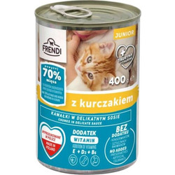 Pet Republic Frendi Junior with Chicken Chunks in Delicate Sauce 10x400gr