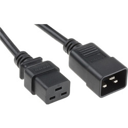 Equip 112130 Προέκταση Καλωδίου Τροφοδοσίας C20 to IEC C19 1.8m