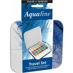 Daler-Rowney Travel Σετ Νερομπογιές με Πινέλο 24 Χρώματα 131900924
