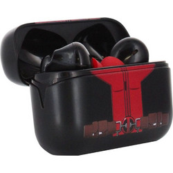 EXG Deadpool Ακουστικά Bluetooth Earbud Ανθεκτικά στο Νερό Black Red