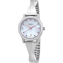 Timex Main Street Γυναικείο Ρολόι με Ασημί Μεταλλικό Μπρασελέ TW2V52900