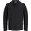 Jack & Jones Ανδρική Μπλούζα Polo Μακρυμάνικη Μαύρη 12306293
