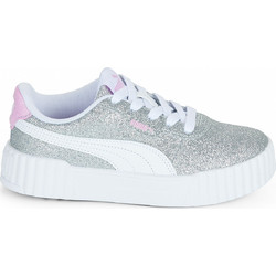 Puma Carina 3.0 Παιδικά Sneakers Ασημί Ροζ 408376-01