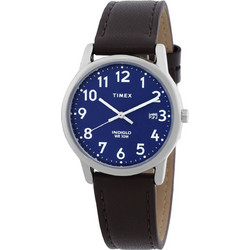 Timex Easy Reader Γυναικείο Ρολόι με Καφέ Δερμάτινο Λουράκι TW2V75200
