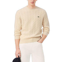 Lacoste Ανδρικό Πουλόβερ Μπεζ 3AH2924-XFJ