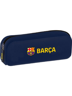 Safta Barcelona Κασετίνα Βαρελάκι Navy Μπλε 812629886