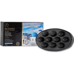 Biosanto Black Volcanic Σαπούνι Scrub Σώματος 130gr