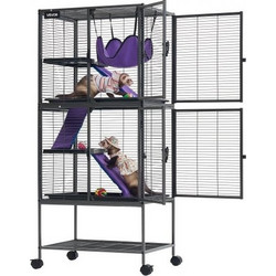 Vevor Κλουβί Τρωκτικών Μαύρο 61x43.9x137.9cm
