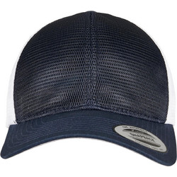 Flexfit Omnimesh 2-Tone Ανδρικό Καπέλο Jockey με Δίχτυ Snapback Υφασμάτινο Navy Μπλε Λευκό 6360T-00172
