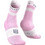 Compressport V4.0 Run Ανδρικές Κάλτσες Μέχρι το Γόνατο με Σχέδια Ροζ XU00046B-3160