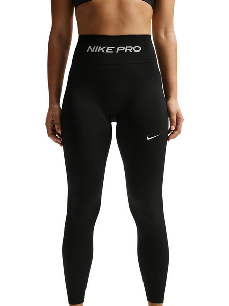 Nike Pro Seamless Γυναικείο Κολάν Μακρύ Ψηλόμεσο Μαύρο IR4200-010