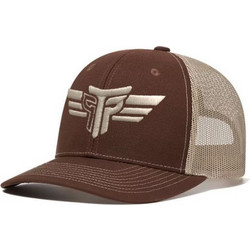 Takeposition Ανδρικό Καπέλο Jockey με Δίχτυ Snapback Υφασμάτινο Καφέ 911-0004-0022