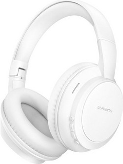 4Smarts Skybuds Ασύρματα Bluetooth Ακουστικά Over Ear Λευκά