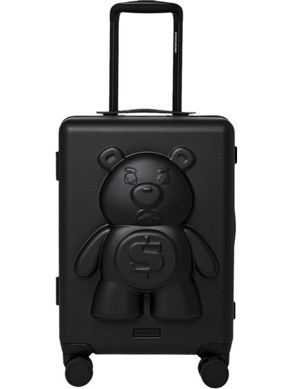 Sprayground Moneybear CL284 Βαλίτσα Καμπίνας 54.6x34.9x22cm με 4 Ρόδες Μαύρη
