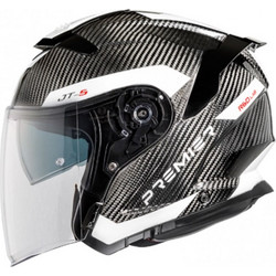 Premier JT5 Carbon MA8 Black White Κράνος Μηχανής Jet 1300gr