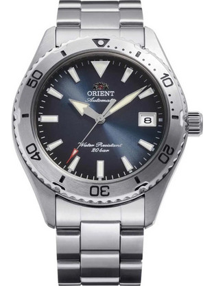 Orient Sports Mako 40 Automatic Ανδρικό Ρολόι Αυτόματο με Ασημί Μεταλλικό Μπρασελέ RA-AC0Q14L