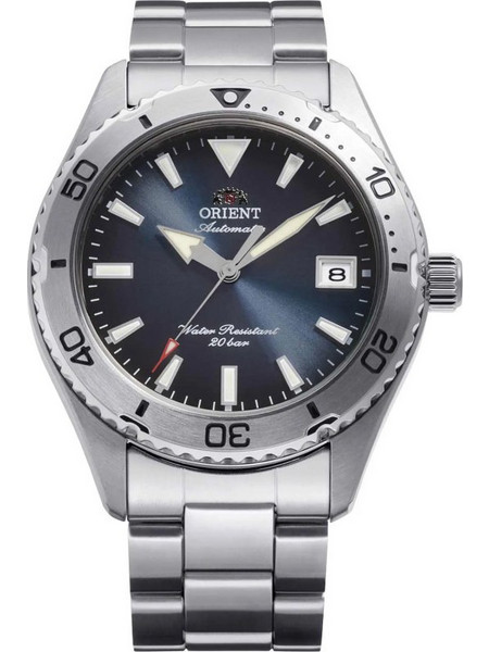 Orient Sports Mako 40 Automatic Ανδρικό Ρολόι Αυτόματο με Ασημί Μεταλλικό Μπρασελέ RA-AC0Q14L