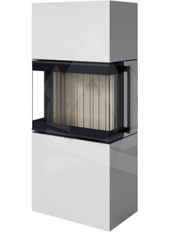 Spartherm Largo S White Ivory Eboris 1300 Ατσάλινη Ξυλόσομπα Αερόθερμη 11.4kW