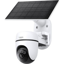 TP-Link Tapo TC90 Kit IP Κάμερα Ασφαλείας Wi-Fi 3MP 2K 4mm Αδιάβροχη Νυκτός Μπαταρίας με Ηλιακό Πάνελ & Αμφίδρομη Επικοινωνία