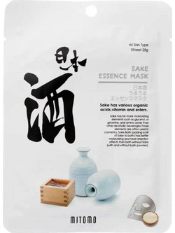 Mitomo Sake Sheet Μάσκα Προσώπου 1τμχ