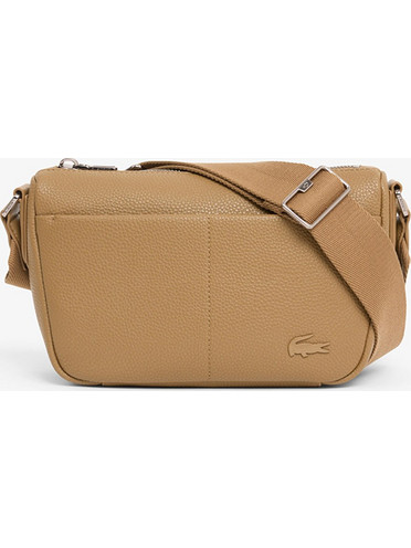 Lacoste Ανδρική Τσάντα Ώμου / Χιαστί Μπεζ 3NU5389GU-69