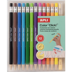 APLI Color Click Ξυλομπογιές Σετ 12τμχ