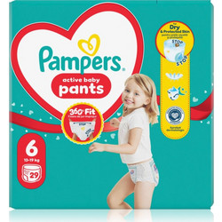 Pampers Active Baby Pants Πάνες Βρακάκι No6 13-19kg 29τμχ