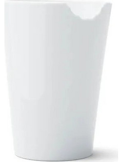 Ποτήρι Καφέ Κεραμικό Λευκό 400ml T023701