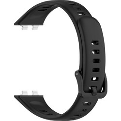 Techsuit W081 Λουράκι Σιλικόνης Black (Huawei Band 11 / 11 Pro)