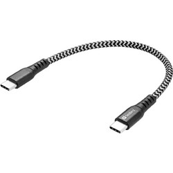 Sandberg 441-66 Braided USB-C to USB-C 100W 0.2m Black White