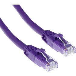 ACT U/UTP Cat.6 Καλώδιο Δικτύου Ethernet 1m Purple IS1701