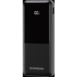 Riversong Horizon 10 Pro Power Bank 10000mAh 22.5W με Ενσωματωμένα Καλώδια USB-C & Lightning Black
