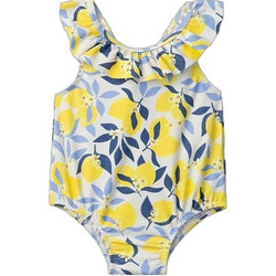 Sergent Major Amalfi Yellow Βρεφικό Μαγιό Ολόσωμο για Κορίτσι Κίτρινο Γαλάζιο Royal Blue PAROMANE