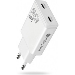 everActive SC-465Q Φορτιστής χωρίς Καλώδιο με 2 Θύρες USB-C 45W Power Delivery