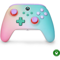 PowerA Advantage Beach Vibes Wireless Controller Pink Light Blue