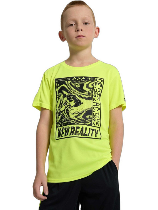 Demix Παιδικό T-Shirt Κοντομάνικο Lime 137661-G0